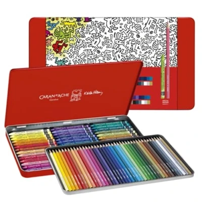 Afbeelding van Caran d&#039;Ache Multiproductset KEITH HARING Speciale editie
