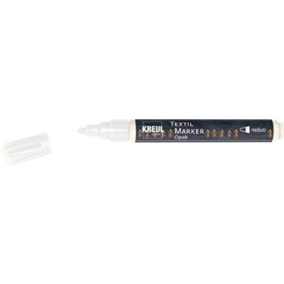 Afbeelding van Witte textiel stift Javana Texi Max 2 4 mm kogelpunt