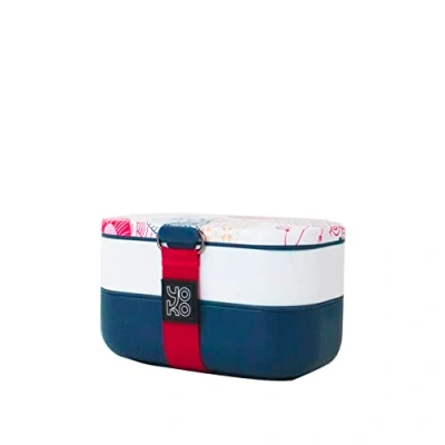 Afbeelding van Lunchbox met 2 etages, 1200 ml, Japans design