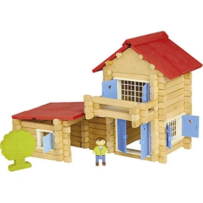 Afbeelding van Jeujura jeujuraj8033 Chalet Kit constructie hout (140 delig)