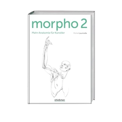 Afbeelding van Morpho 2. Mehr Anatomie für Künstler: Menschen realistisch zeichnen lernen. Körperpositionen mit einfachen Formen aufbauen und dann ausgestalten. Zeichenkurs Fortgeschrittene