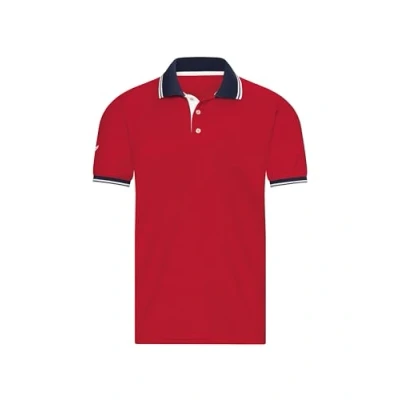 Afbeelding van TRIGEMA Poloshirt voor heren van Coolmax materiaal, rood (kersen), L