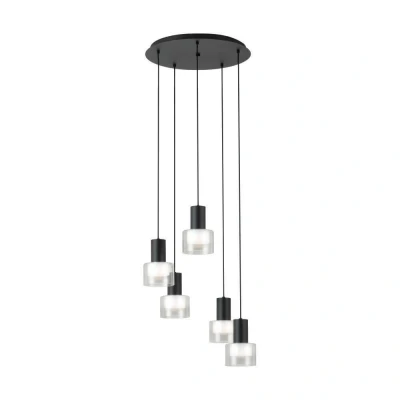 Afbeelding van Stars of Light Vide hanglamp Molineros zwart led 39727