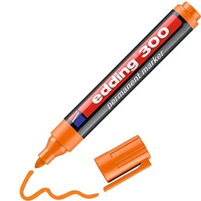 Afbeelding van Edding 300 Permanent Marker Oranje (1 stuks)