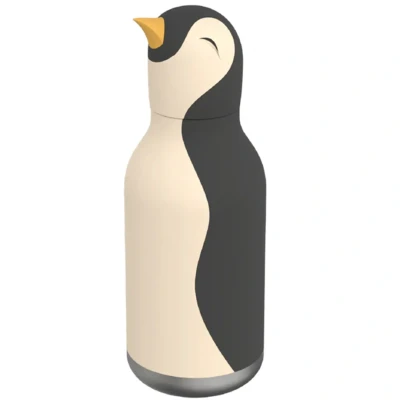Afbeelding van Asobu Pinguïn Bestie Drinkfles 295ml RVS &amp; Siliconen Schoolbeker