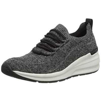 Afbeelding van Skechers Miljard Woven Walks Sneaker voor dames, Zwart gemêleerd gebreid, 39.5 EU