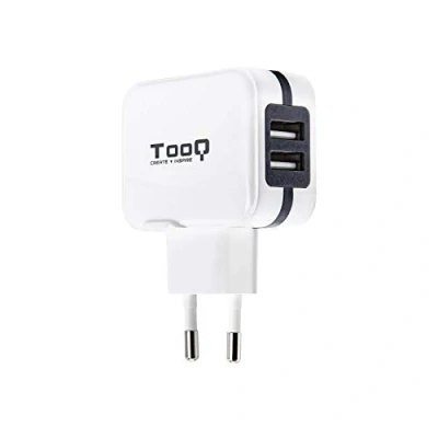 Afbeelding van Oplader TooQ TQWC 1S02WT USB x 2 17W Wit 17 W