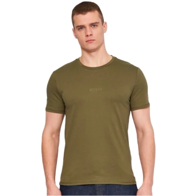 Afbeelding van Guess AIDY TEE Tshirt basic, Heren, Maat: XS, Vert