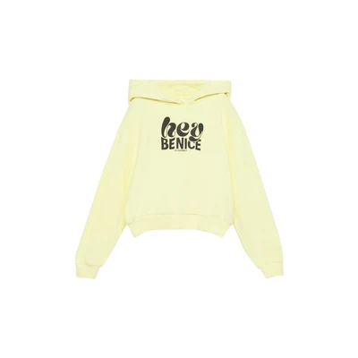 Afbeelding van s.Oliver MIT Front Hoodie voor kinderen, Maat: 146/152, Helles zitrone