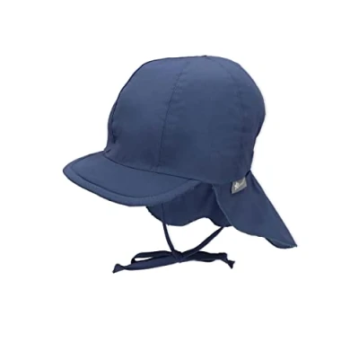 Afbeelding van Sterntaler Peaked cap met nekbescherming blauw