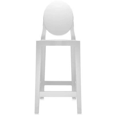 Afbeelding van Kartell One More Please Rond Low Wit Barkruk