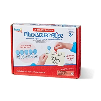 Afbeelding van Learning Resources letters leren Klemmetjes voor de fijne motoriek, activiteiten met knijpers kinderen, oefenen peuters en kleuters