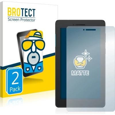 Afbeelding van BROTECT Screenprotector voor Lenovo Tab E7 Folie Beschermfolie matte (2 Stuks)
