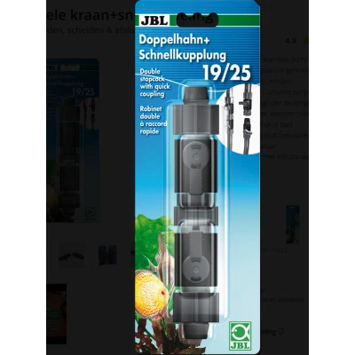 Afbeelding van Jbl Dubbele Kraan Met Snelkoppeling Filters 19/25 mm