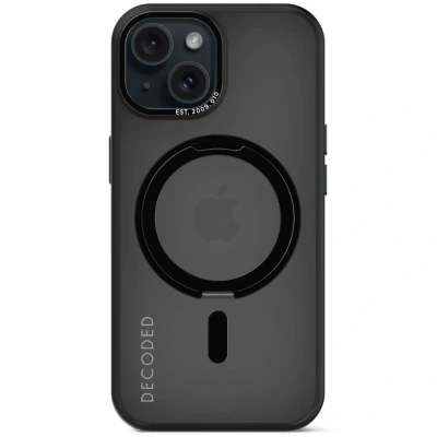 Afbeelding van Decoded Recycled Plastic Backcover iPhone 15 Transparant/Black