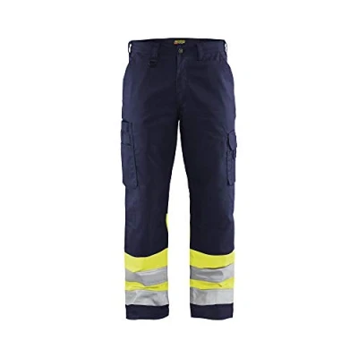 Afbeelding van Blaklader Werkbroek High Vis 1564 1811 Marine/High Geel D100