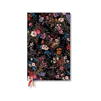 Afbeelding van Agenda 2024 Paperblanks Floralia Maxi 7dg vert