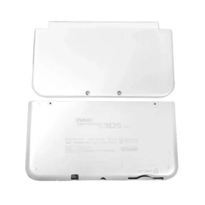 Afbeelding van Witte Kleur New3DSLL Extra Behuizing Case A/E Gezicht Shells Set Vervanging, voor Nieuwe 3DS New3DS XL LL 3DSXL 3DSLL New3DSXL Console, DIY Japan Edition Top/Bottom Back Covers Faceplate 2 STKS