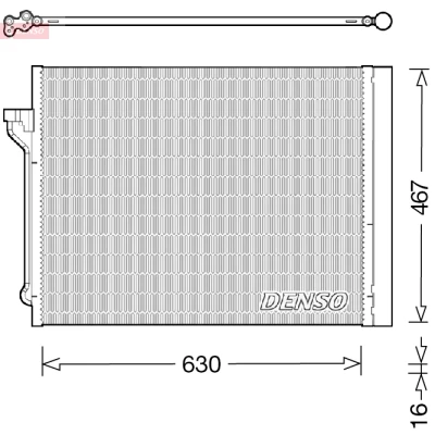 Afbeelding van Denso Airco condensor DCN05029