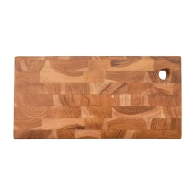 Afbeelding van Snijplank uit gerecycled teakhout 40x20x2cm 1 stuks