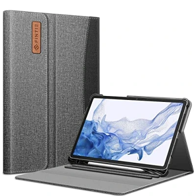 Afbeelding van Fintie Case Cover voor Samsung Galaxy Tab S7 11&#039;&#039; 2020 SM T870 / T875, met Ingebouwde S pennenhouder Hoes Meerdere Hoek Portfolio Zakelijke Auto Slaap/Wake, Grijs