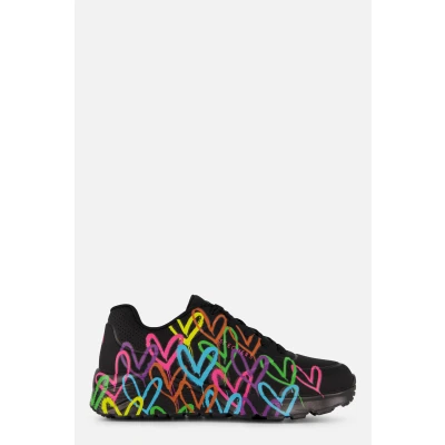 Afbeelding van Skechers UNO LITE Spread THE LOVE Sneakers laag voor kinderen, Maat: 38, Black Kunststof