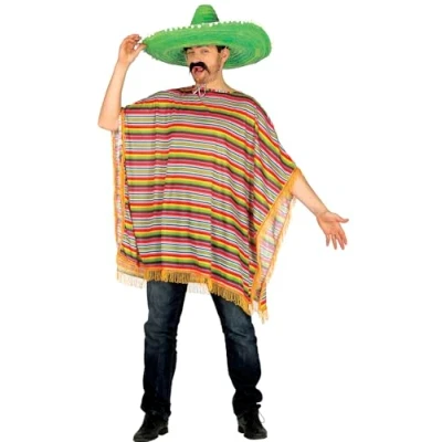 Afbeelding van Fiestas Guirca Verkleedponcho Polyester Mt L