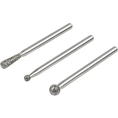Afbeelding van Wolfcraft 5988000 Set diamantslijper, kogel en kegelvormig, 3 delig 1 set(s)