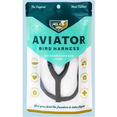 Afbeelding van Aviator Bird Harness &amp; Leash XX Large Black