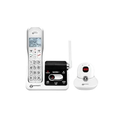 Afbeelding van Geemarc Amplidect595 SOS PRO senioren telefoon met noodknop