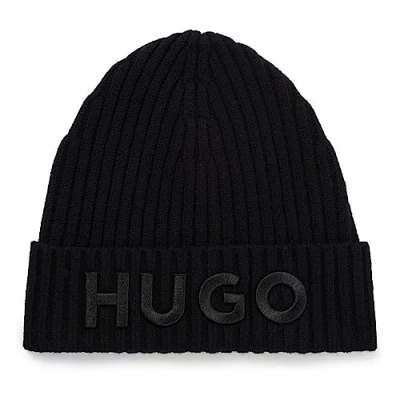 Afbeelding van HUGO Unisex Muts, Maat: One Size, Black