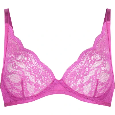 Afbeelding van Hunkemöller Dames Lingerie Niet voorgevormde beugel bh Isabelle Paars maat B70