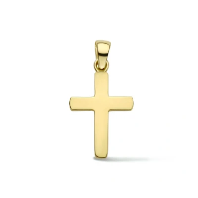 Afbeelding van Geelgouden Hanger kruis 4024058