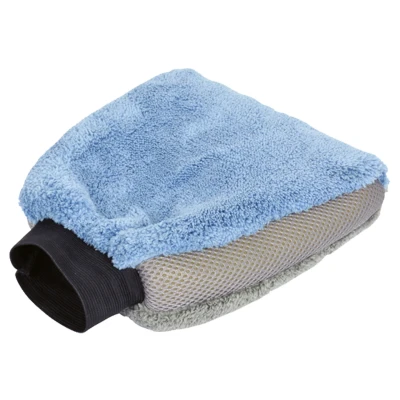 Afbeelding van Protecton Washandschoen Microvezel Bi color