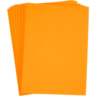 Afbeelding van Creotime foam vellen A4 oranje 10 stuks