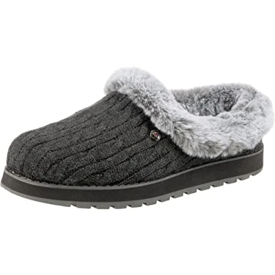 Afbeelding van Skechers KEEPSAKES ICE ANGEL dames slipper Low Top, Charcoal, 35 EU
