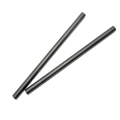 Afbeelding van NICEYRIG 15 mm stang voor camera, koolstofvezelstang, 30 cm lengte DSLR schouders, rig rail, ondersteuningssysteem (2 stuks)