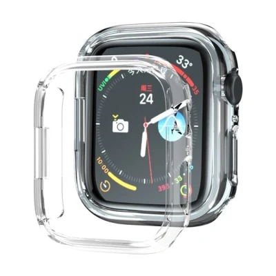 Afbeelding van Apple Watch Hard Case 41mm (open front) Transparant Geschikt voor 41 mm