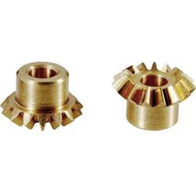 Afbeelding van Reely Messing kegeltandwiel Soort module: 0.5 Aantal tanden: 15, 15 1 paar