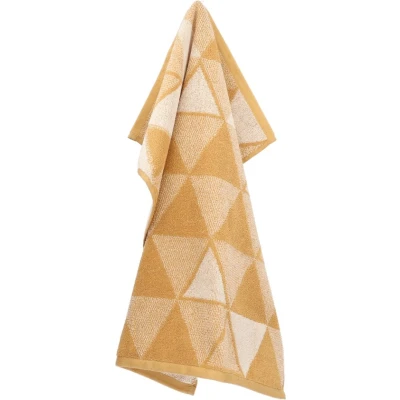 Afbeelding van Keukendoek Bunzlau Castle Triangles Geel