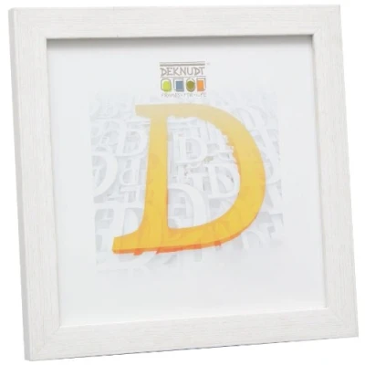 Afbeelding van Deknudt Frames multifotolijst wit CAT foto 10x15 cm met tekstvak