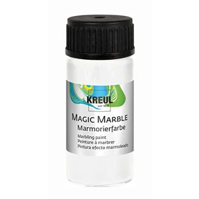 Afbeelding van KREUL Witte Magic Marble effect verf 20ml Geschikt voor hydrodippen