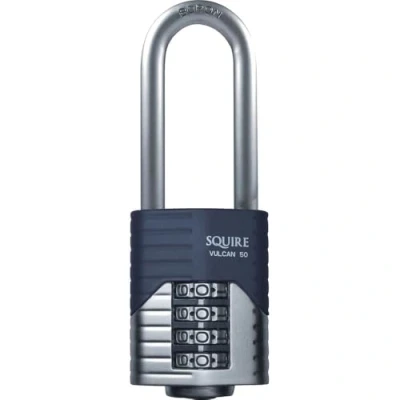 Afbeelding van Squire Vulcan Combi 50/2.5 Hangslot Cijferslot Lange beugel Weerbestendig 50mm