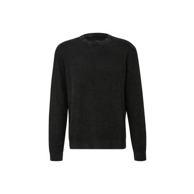 Afbeelding van QS Trui, Heren, Maat: Large, Schwarz