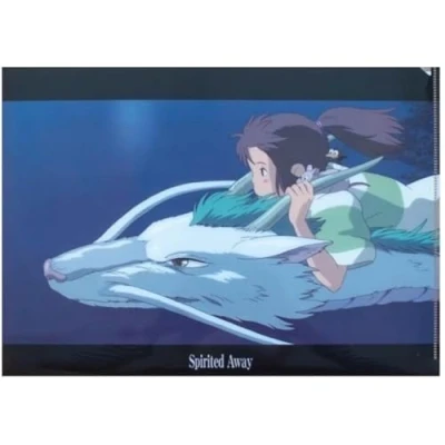 Afbeelding van Ghibli Spirited Away: de reis van Chihiro Op draak A4 mapje
