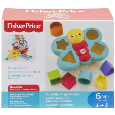 Afbeelding van Fisher Price Vlinder Vormensorteerder Vormenstoof