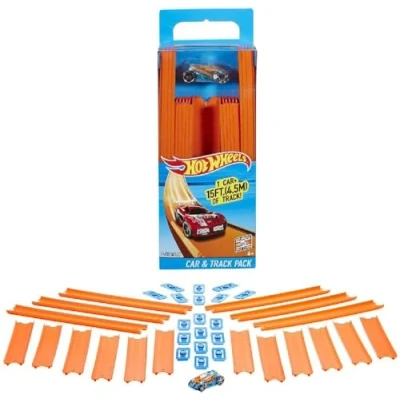Afbeelding van Hot Wheels BHT77 Track Builder Pack incl. voertuig, speelgoed auto racebaan vanaf 4 jaar