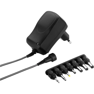 Afbeelding van Monacor universele adapter 12v ac dc regelbaar van 3 tot