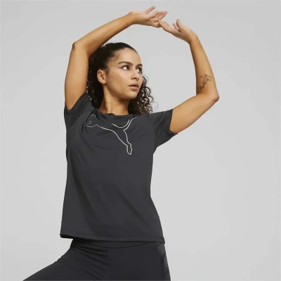 Afbeelding van Puma Train Favorite Heather Cat Tee Dames