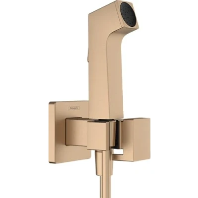 Afbeelding van hansgrohe Bidette handdouche 1jet E EcoSmart voor warm water, met douchehouder en doucheslang, 29233140